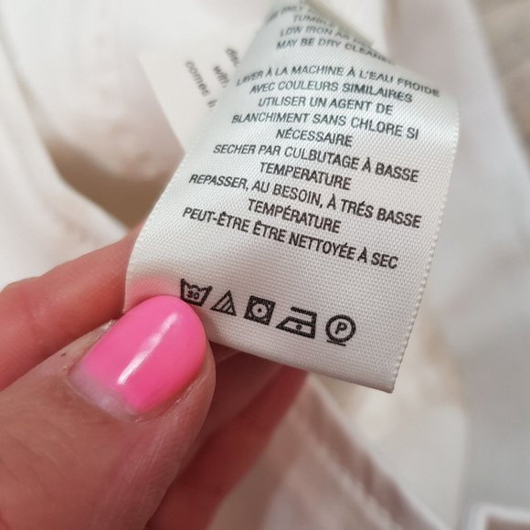 Free People Penny Pull On Flare Jeans 25 UK 4 White Floral Flares Boho BN - Picture 10 of 12